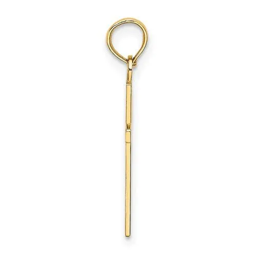 14K Y Gold Polished Small Cross