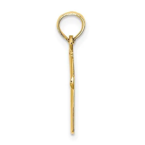 14K Y Gold Small Cross