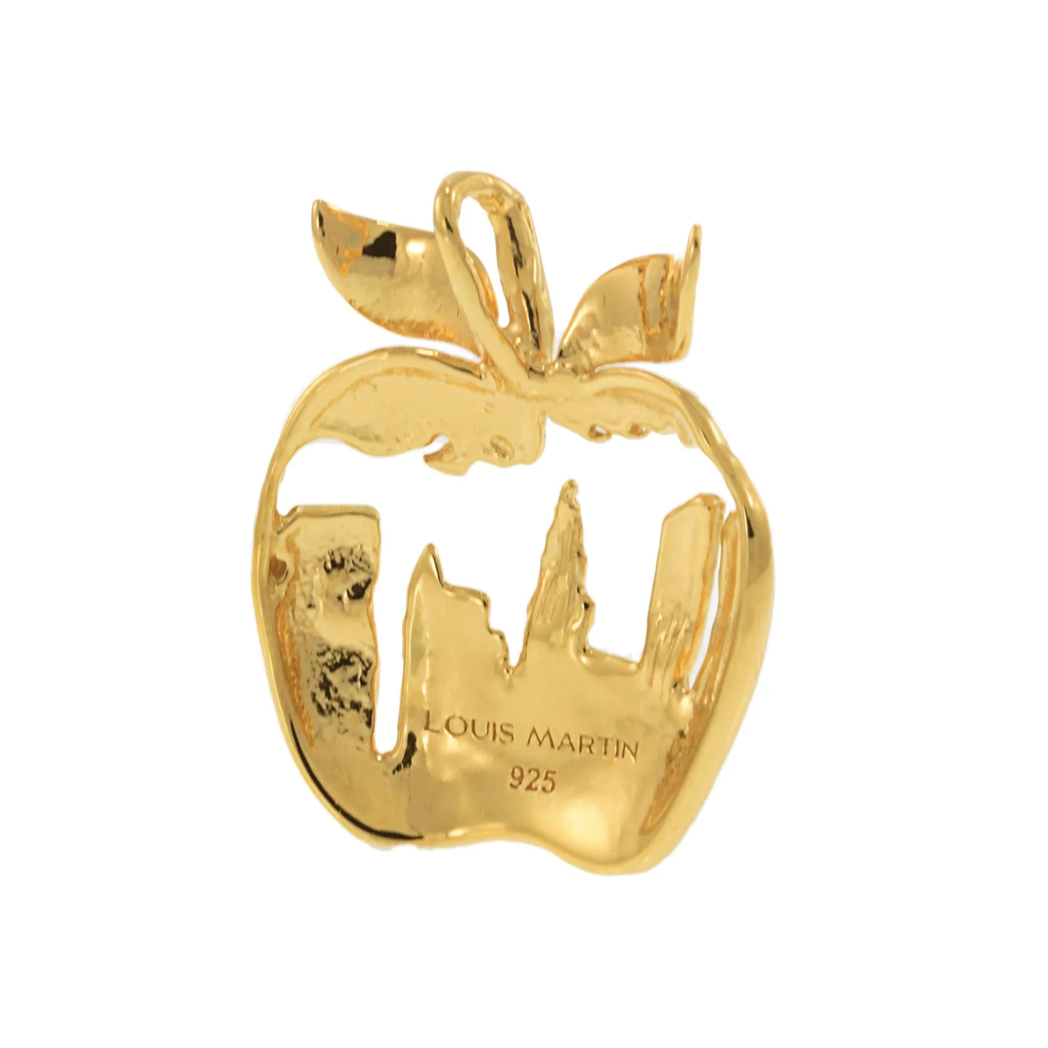 18KT Yellow Gold Vermeil Big Apple Skyline Charm