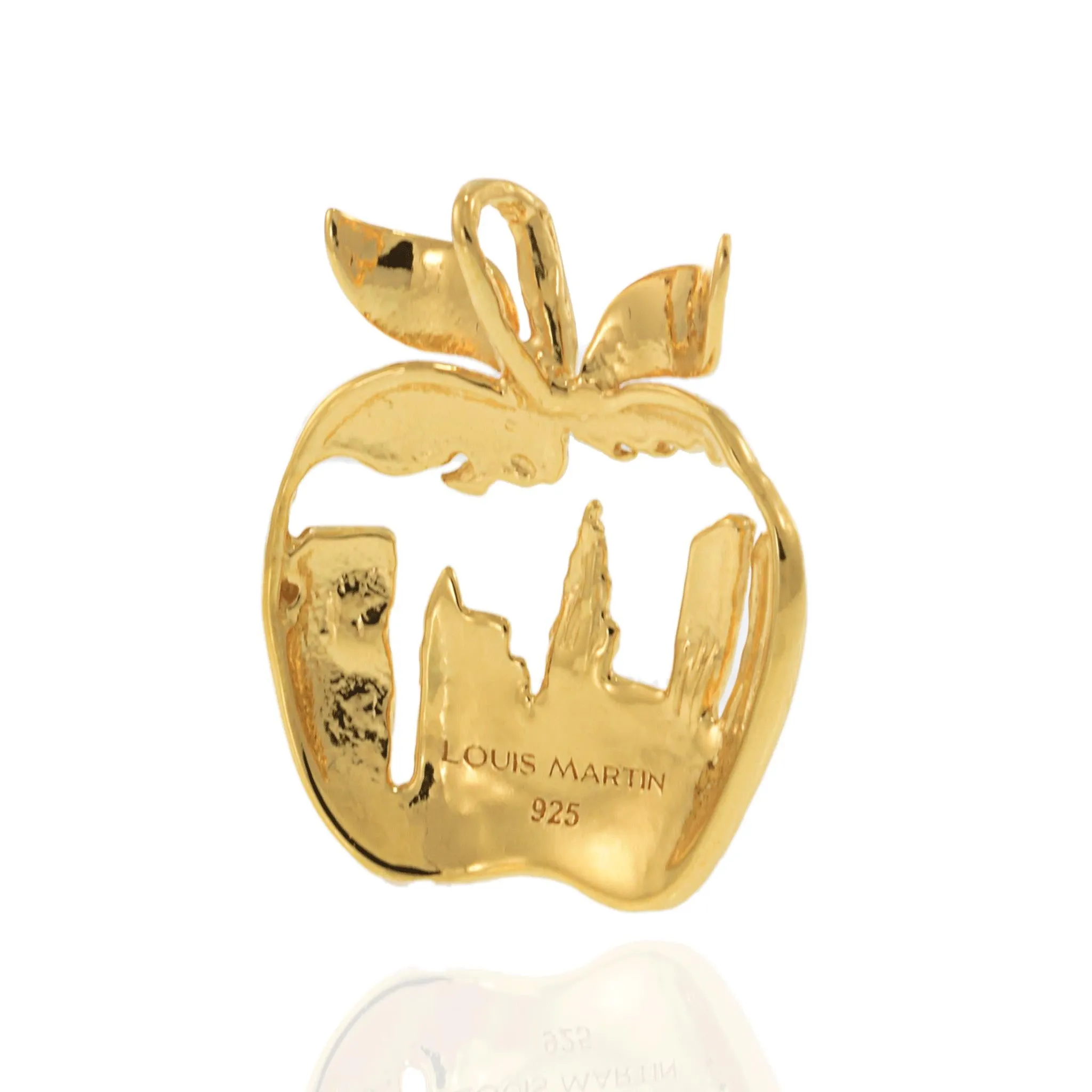 18KT Yellow Gold Vermeil Big Apple Skyline Charm