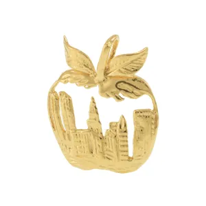 18KT Yellow Gold Vermeil Big Apple Skyline Charm