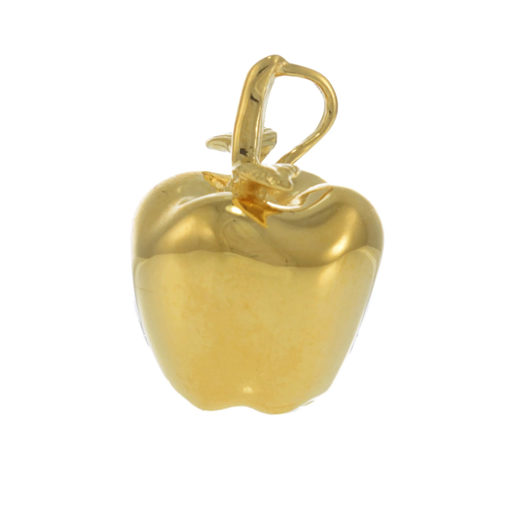 18KT Yellow Gold Vermeil Large NYC Apple Charm