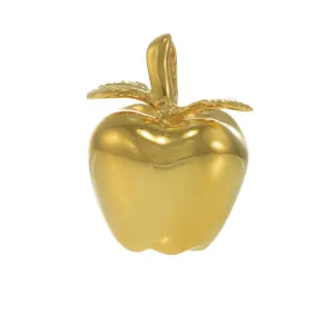 18KT Yellow Gold Vermeil Large NYC Apple Charm