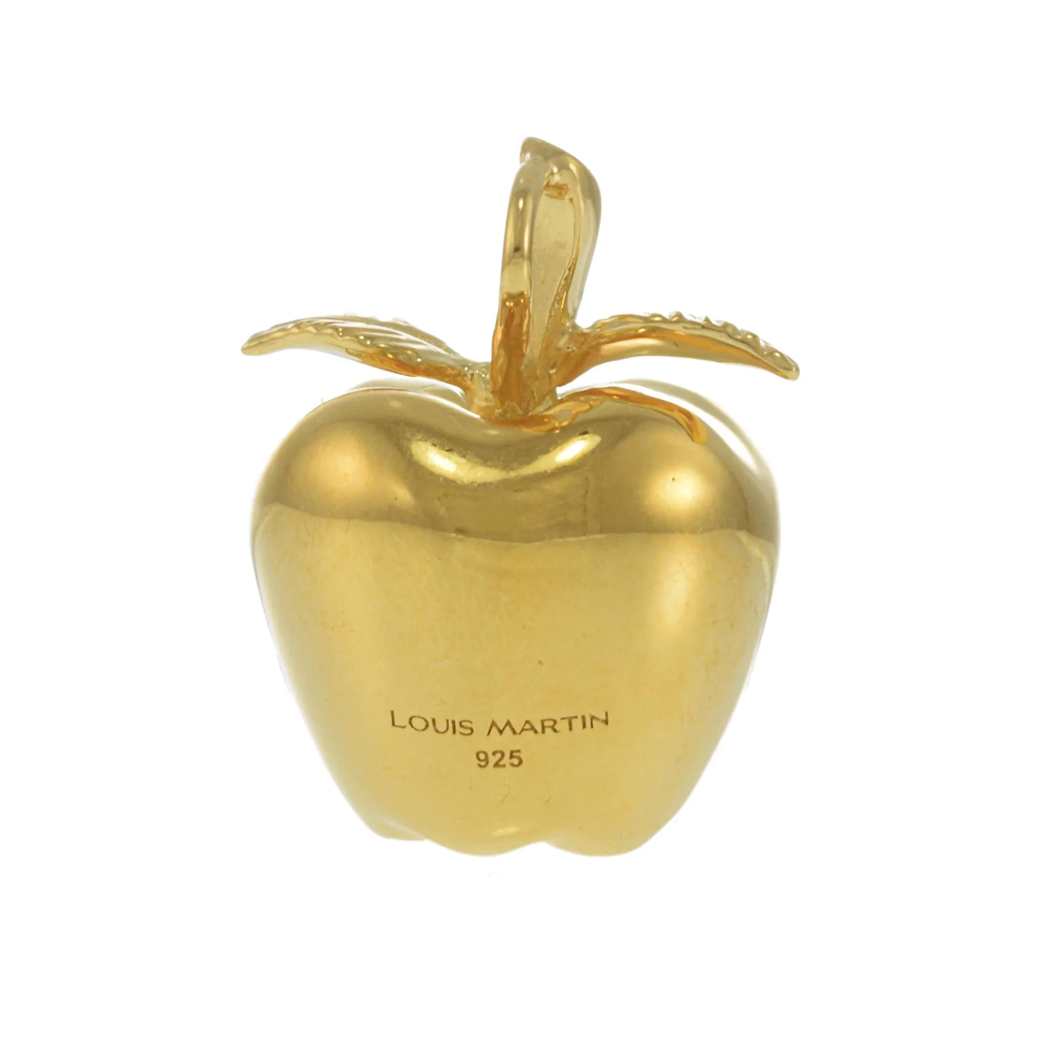 18KT Yellow Gold Vermeil Large NYC Apple Charm