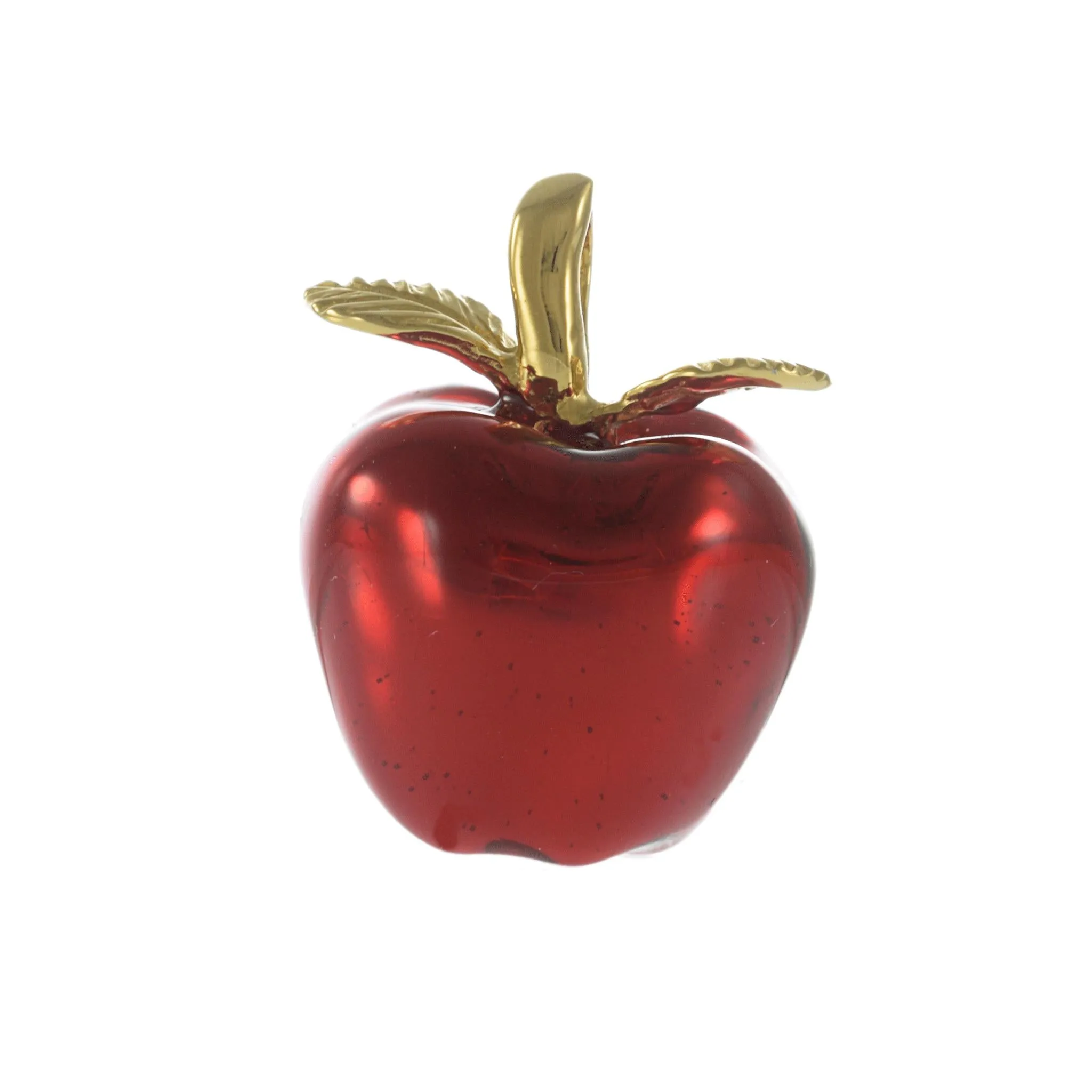 18KT Yellow Gold Vermeil Medium Red NYC Apple Charm
