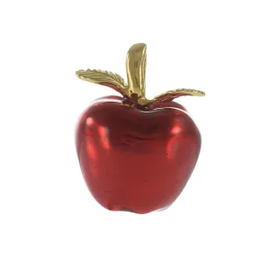 18KT Yellow Gold Vermeil Medium Red NYC Apple Charm