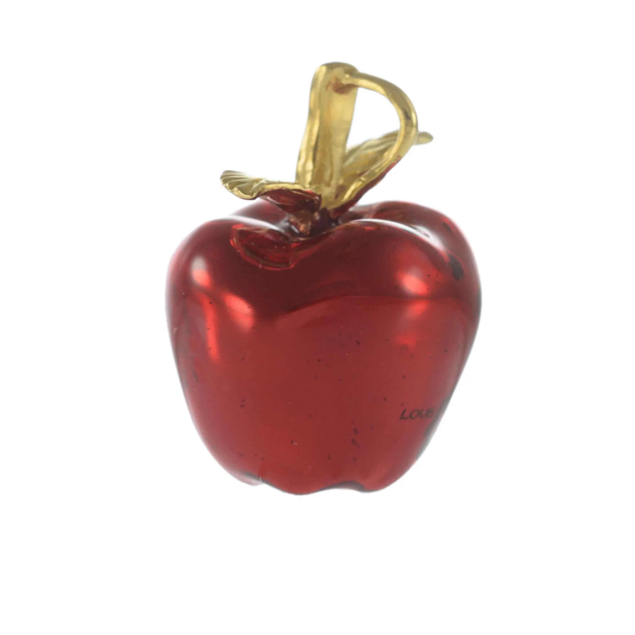 18KT Yellow Gold Vermeil Medium Red NYC Apple Charm