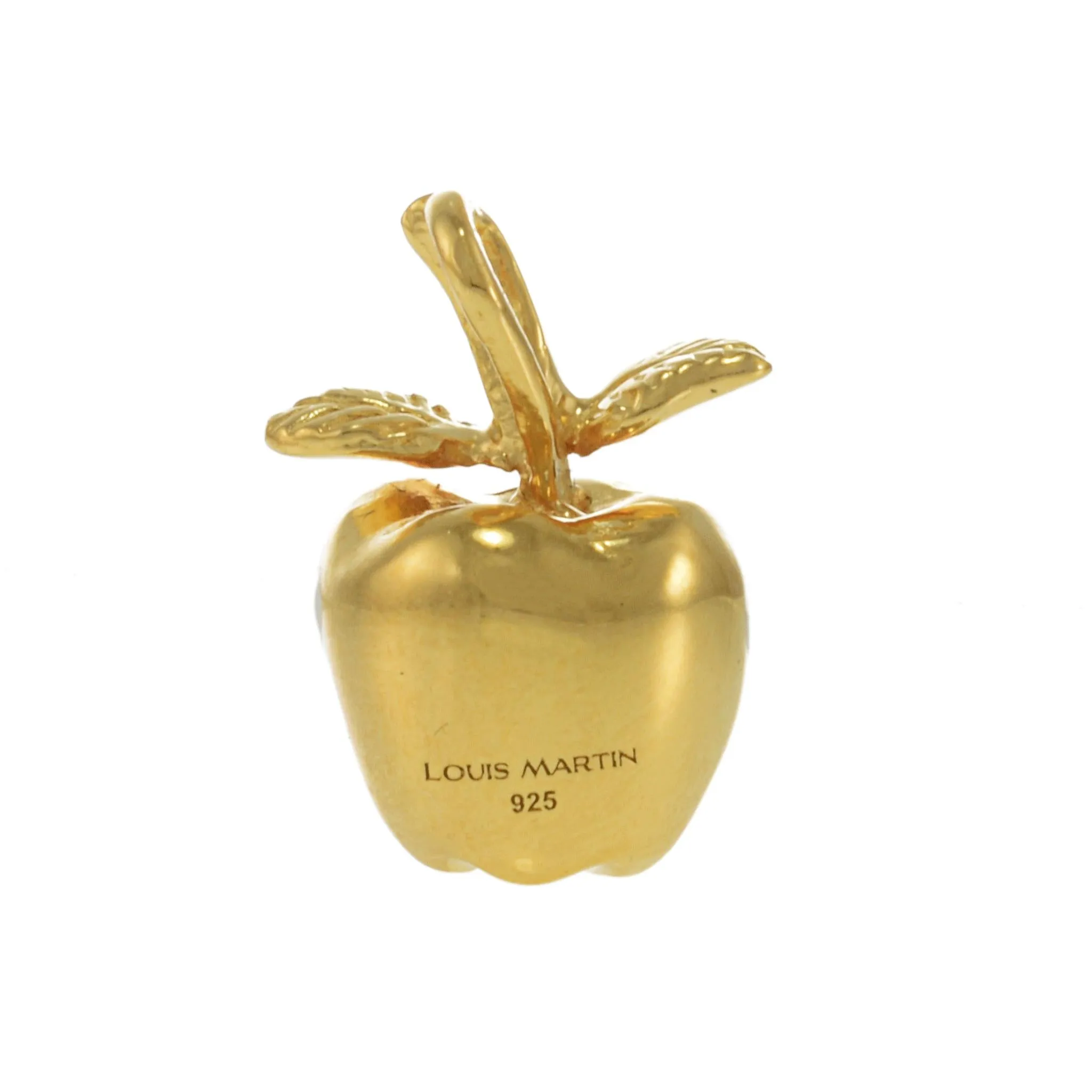 18KT Yellow Gold Vermeil Small NYC Apple Charm