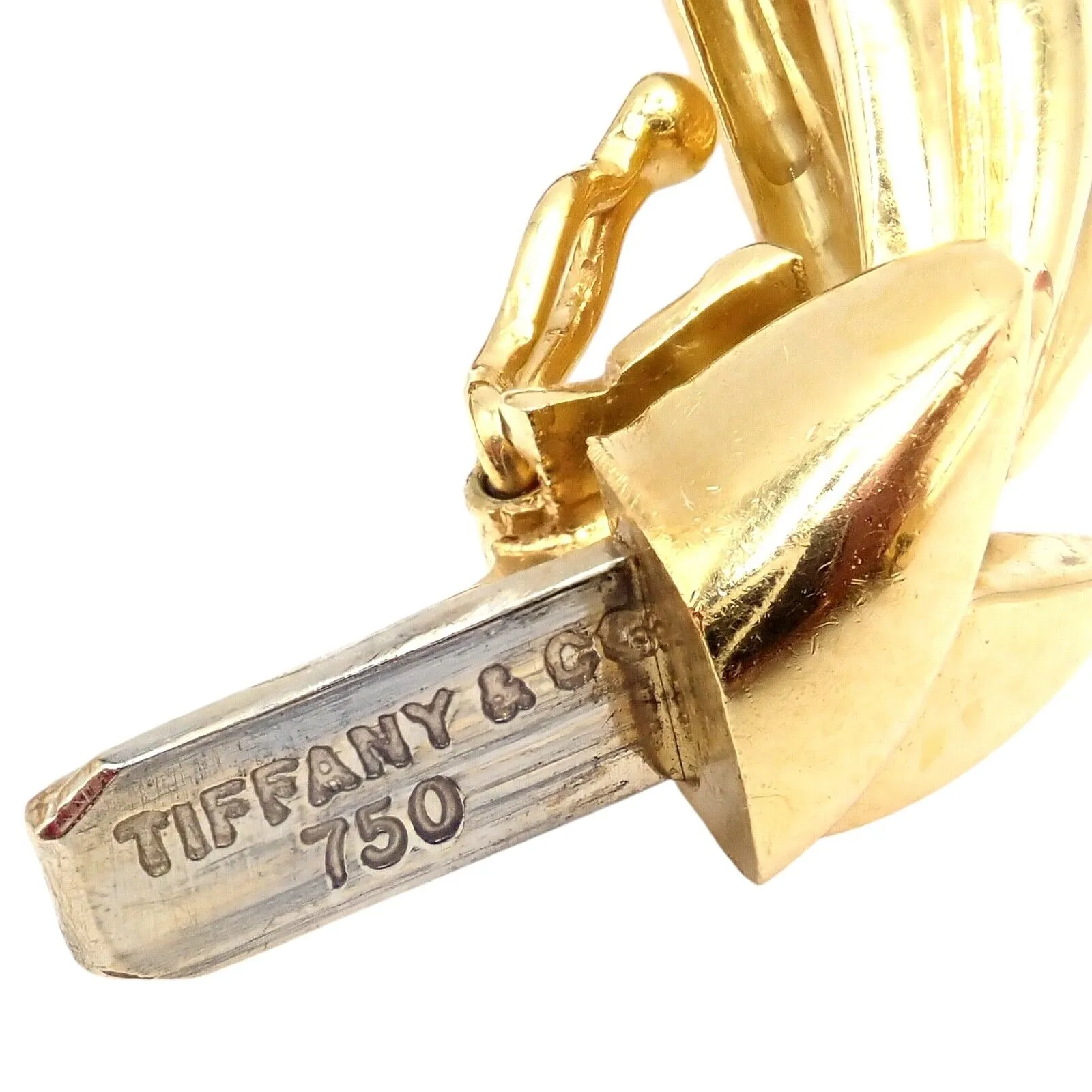 Authentic! Tiffany & Co 18k Yellow   White Gold 4ct Diamond Candy Necklace