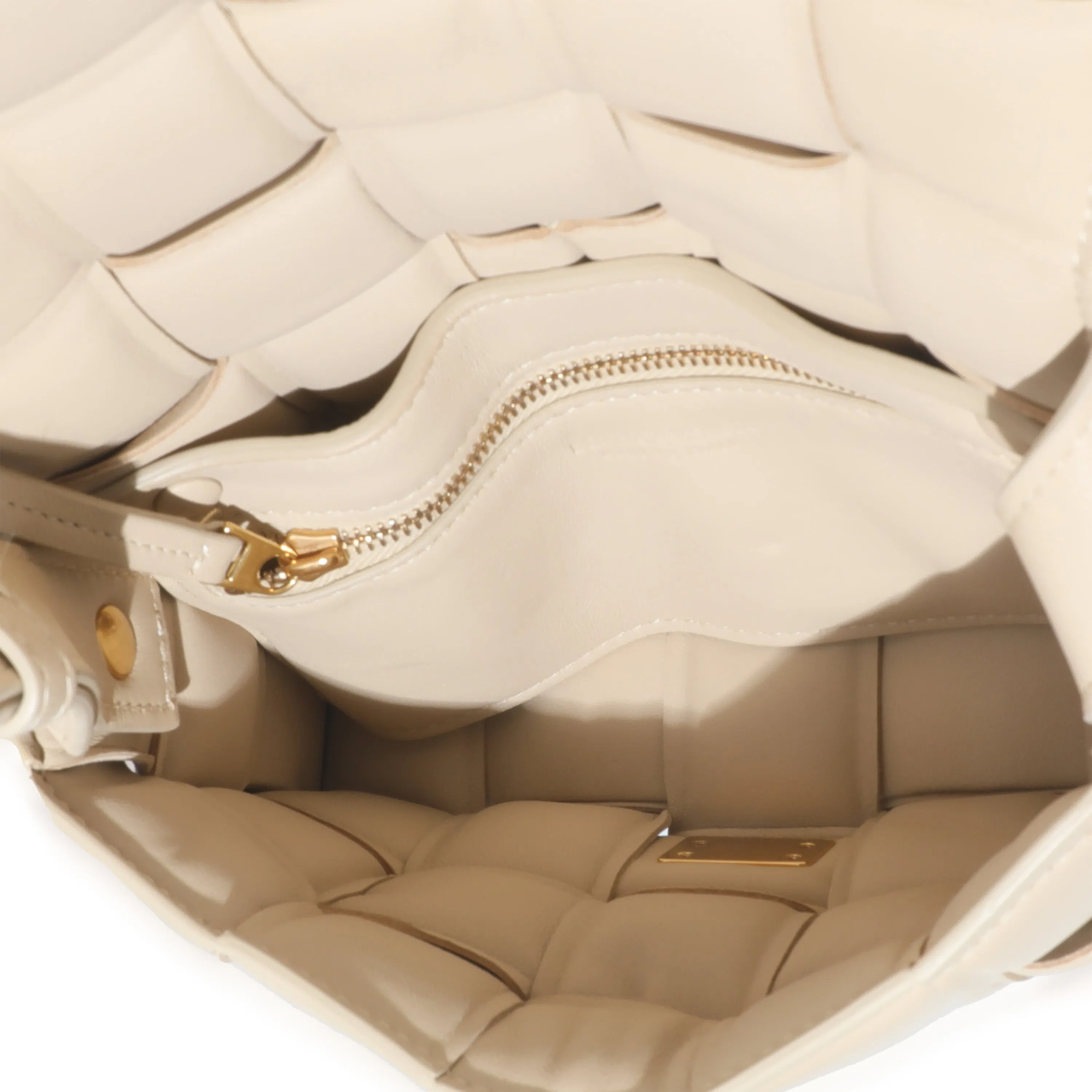 Beige Padded Nappa Mini Cassette