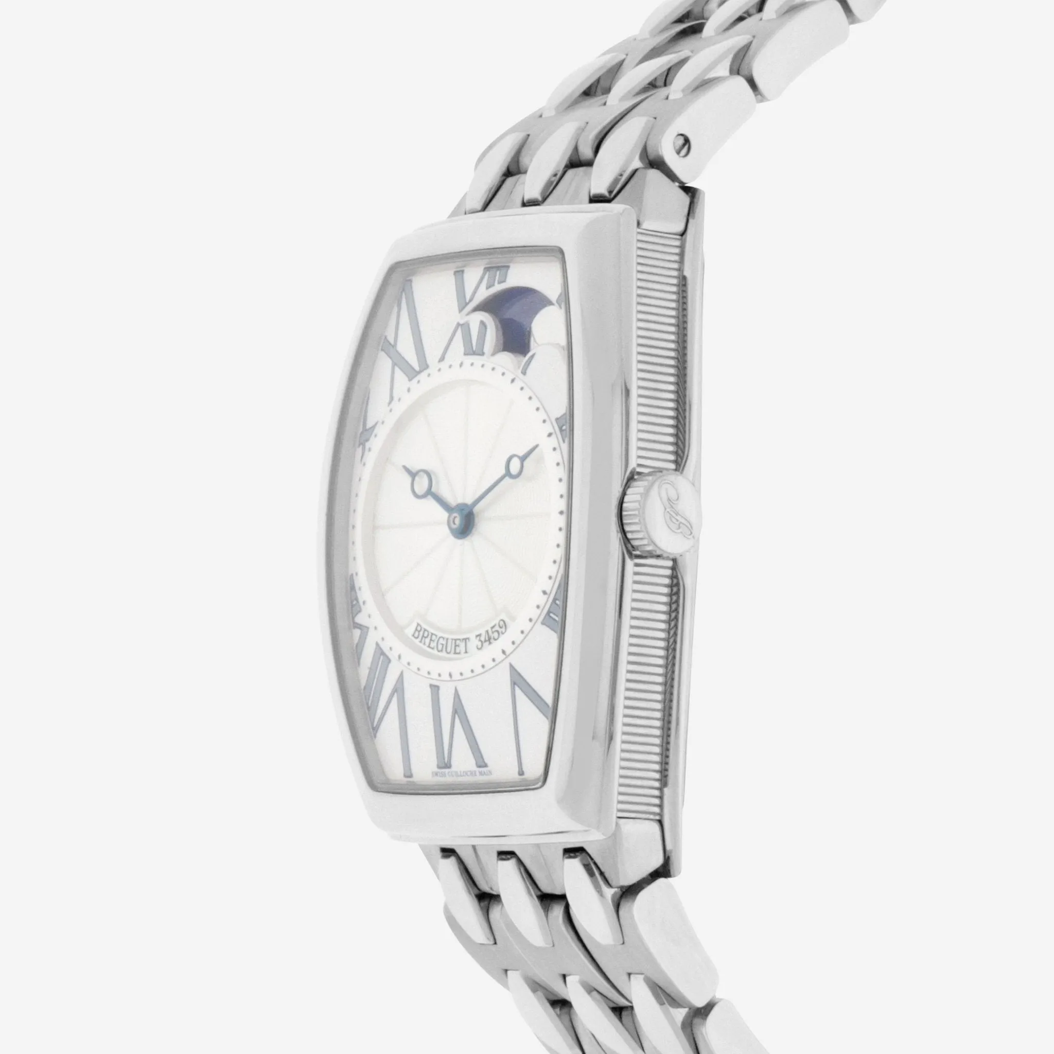 Breguet Heritage Phase de Lune 18K White Gold Automatic Ladies Watch 8860BB/11/BB0