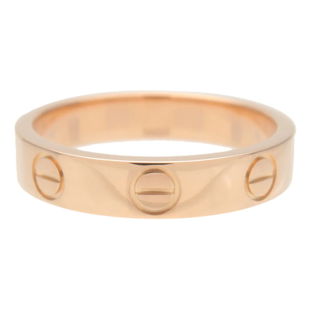 Cartier Cartier Mini Love Ring K18 750PG Rose Gold #49 US5 EU49 Used