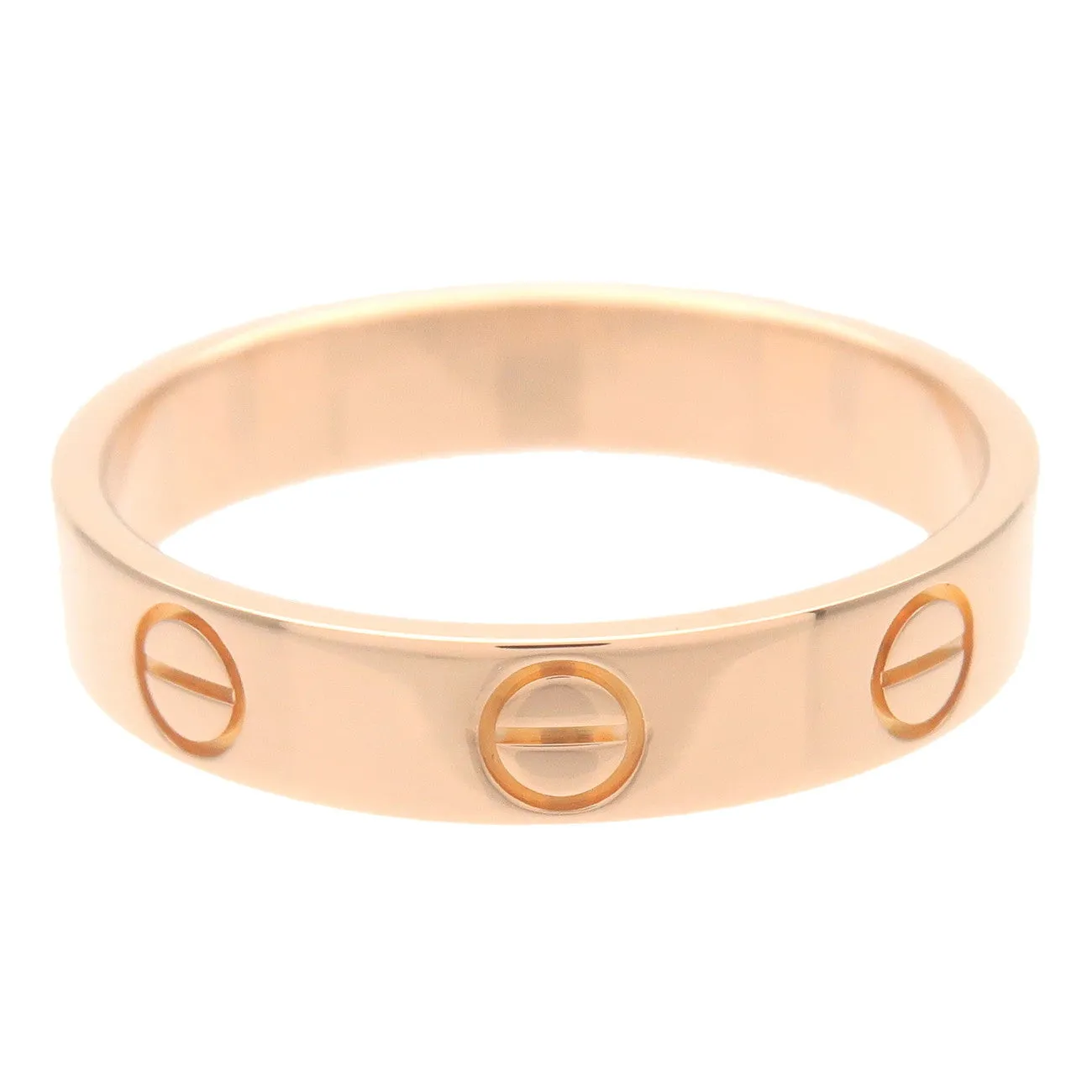 Cartier Cartier Mini Love Ring K18 750PG Rose Gold #52 US6-56.5 Used
