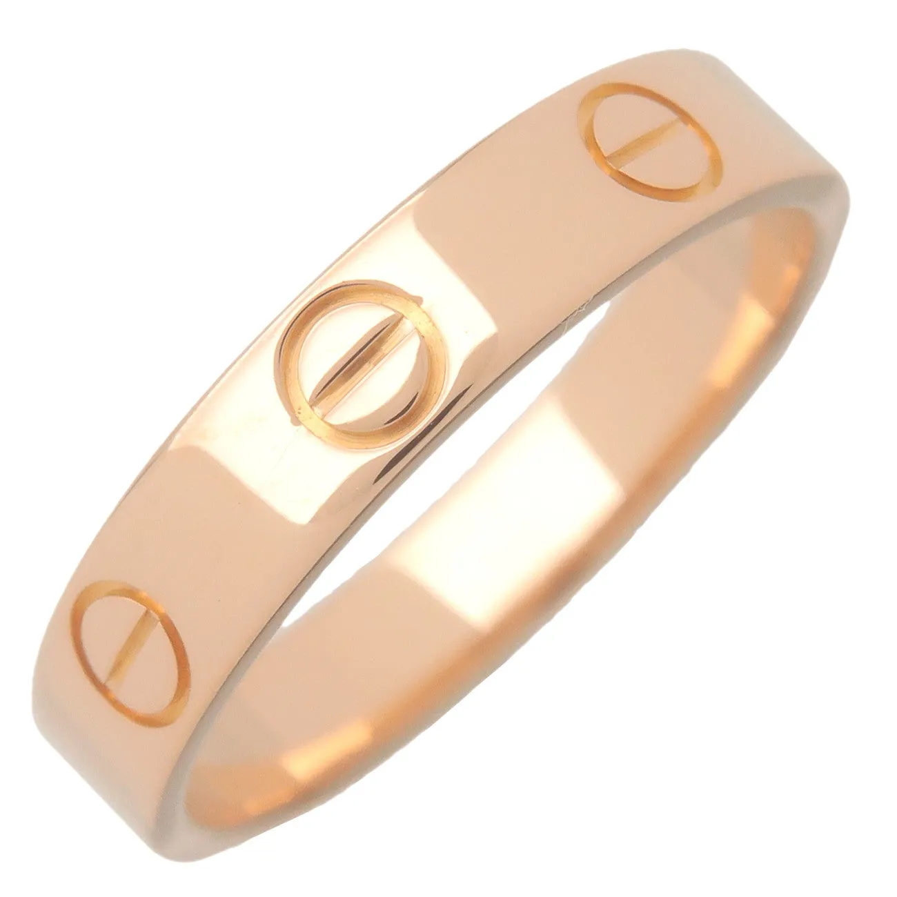 Cartier Cartier Mini Love Ring K18 750PG Rose Gold #52 US6-56.5 Used