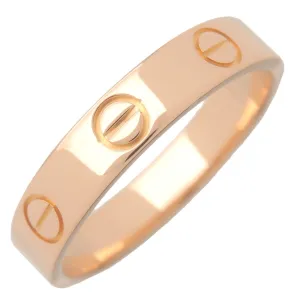 Cartier Cartier Mini Love Ring K18 750PG Rose Gold #52 US6-56.5 Used