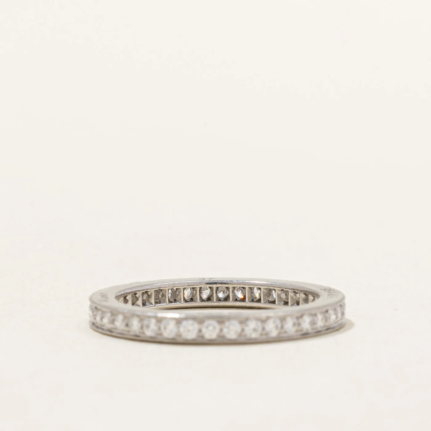 'Cartier' Diamond Eternity Ring | 0.38ctw | SZ 3.75 |