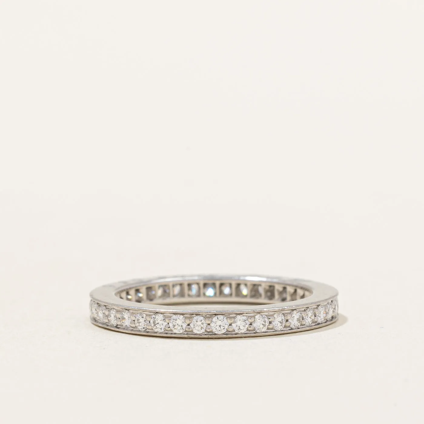 'Cartier' Diamond Eternity Ring | 0.38ctw | SZ 3.75 |