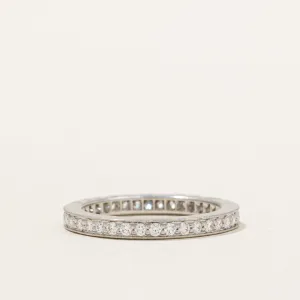 'Cartier' Diamond Eternity Ring | 0.38ctw | SZ 3.75 |