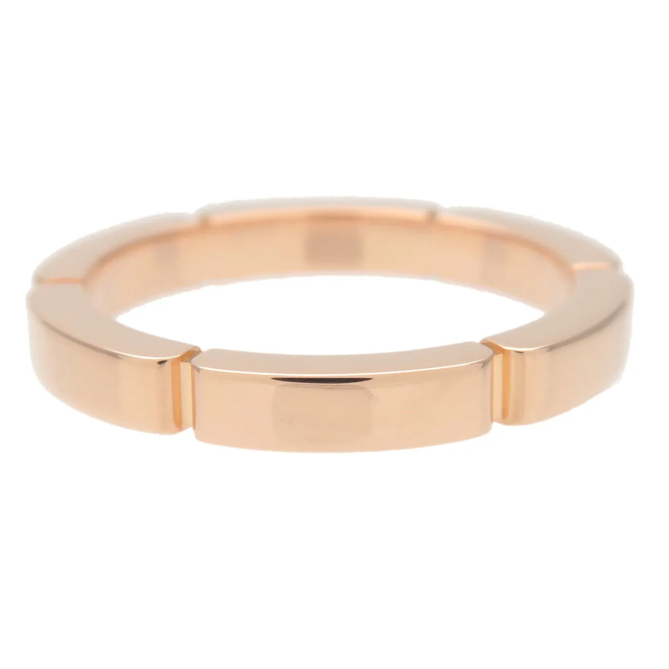 Cartier Maillon Panthere 4P Diamond Ring K18 Rose Gold #49 US5 Used
