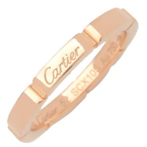 Cartier Maillon Panthere Ring K18PG 750PG Rose Gold #52 US6 Used