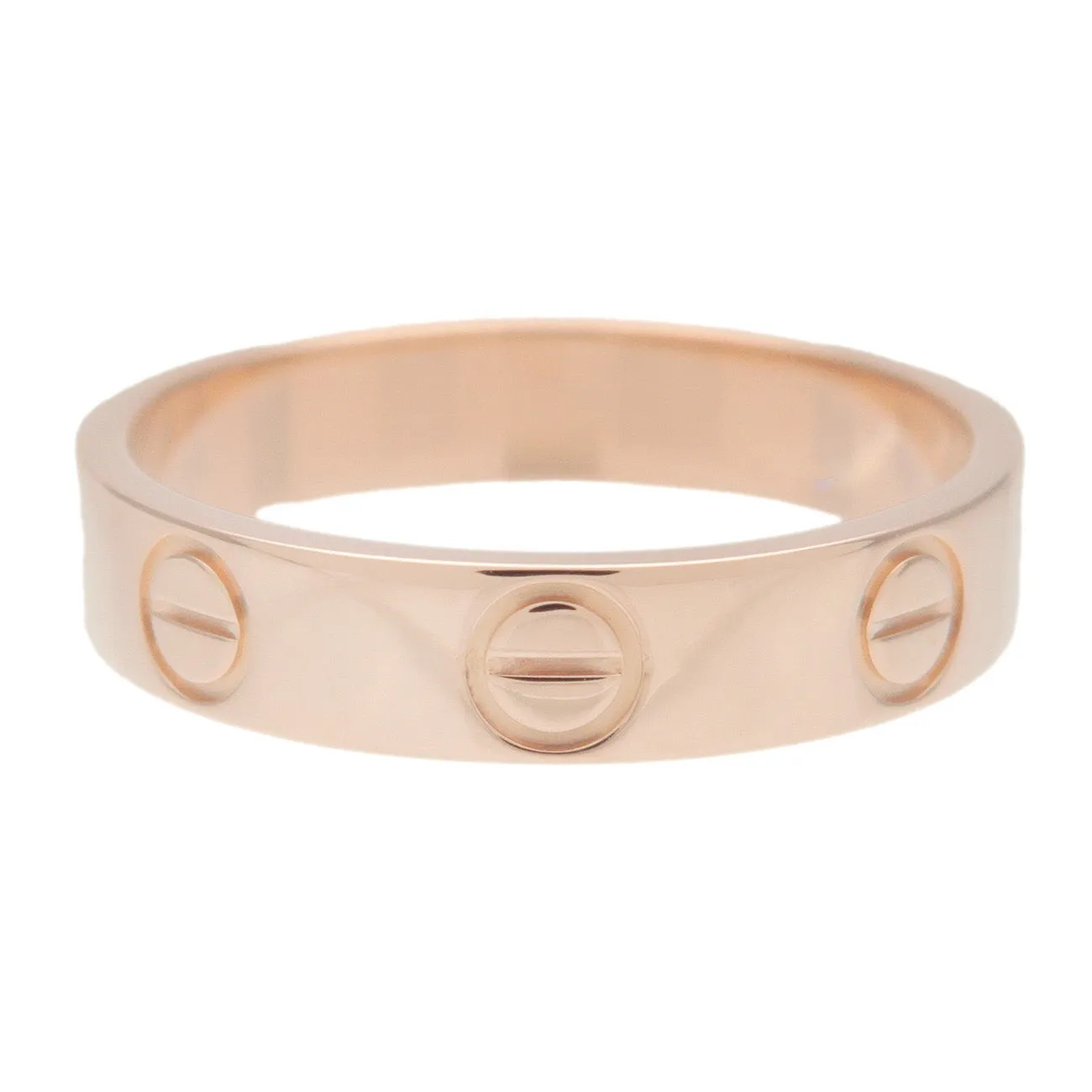 Cartier Mini Love Ring K18 750PG Rose Gold #48 US4.5 EU48 HK9.5 Used