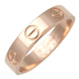 Cartier Mini Love Ring K18 750PG Rose Gold #48 US4.5 EU48 HK9.5 Used