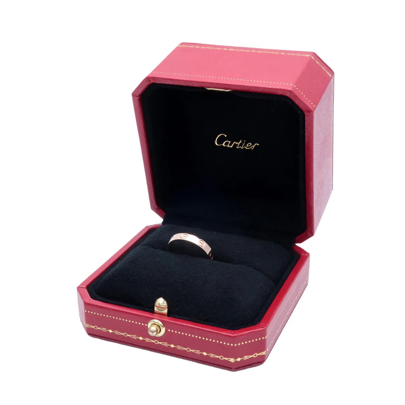 Cartier Mini Love Ring K18 750PG Rose Gold #51 US5.5-6 EU51 HK12.5 Used