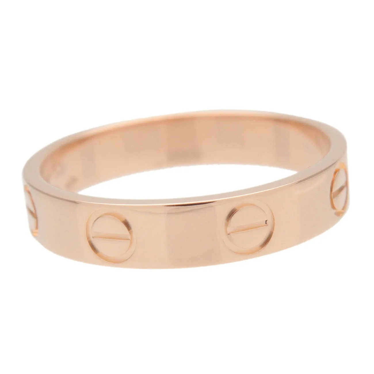 Cartier Mini Love Ring K18 750PG Rose Gold #51 US5.5-6 EU51 HK12.5 Used