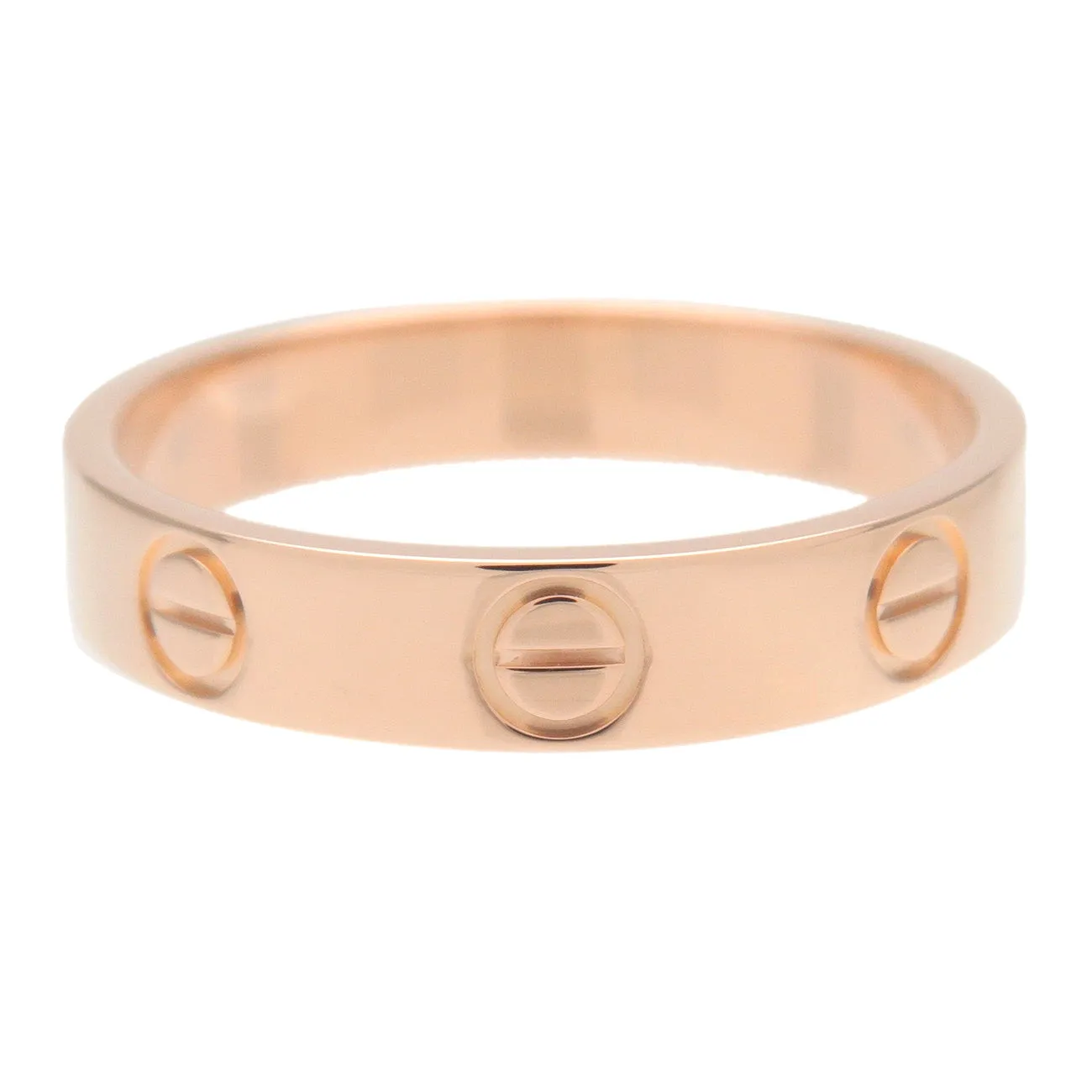 Cartier Mini Love Ring K18 750PG Rose Gold #51 US5.5-6 EU51 HK12.5 Used