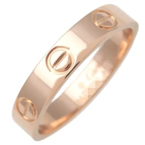 Cartier Mini Love Ring K18 750PG Rose Gold #51 US5.5-6 EU51 HK12.5 Used