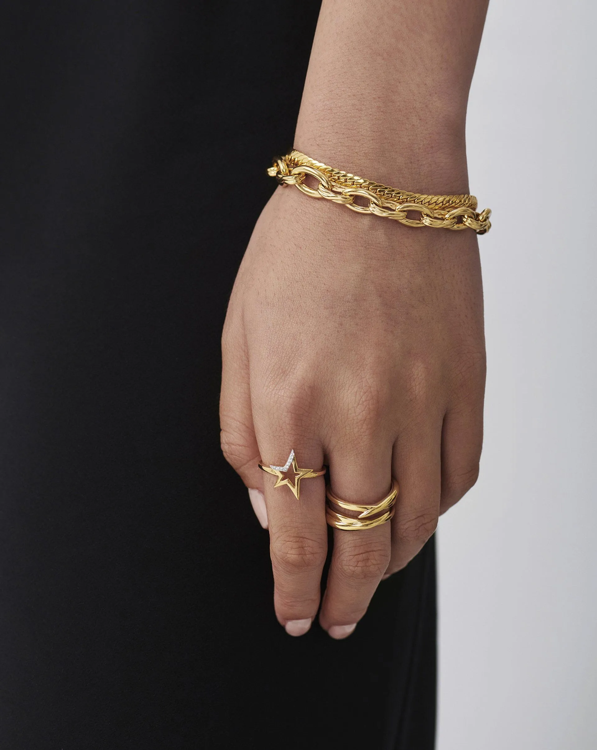 Celestial Pave Star Ring | 18k Gold Vermeil/Cubic Zirconia