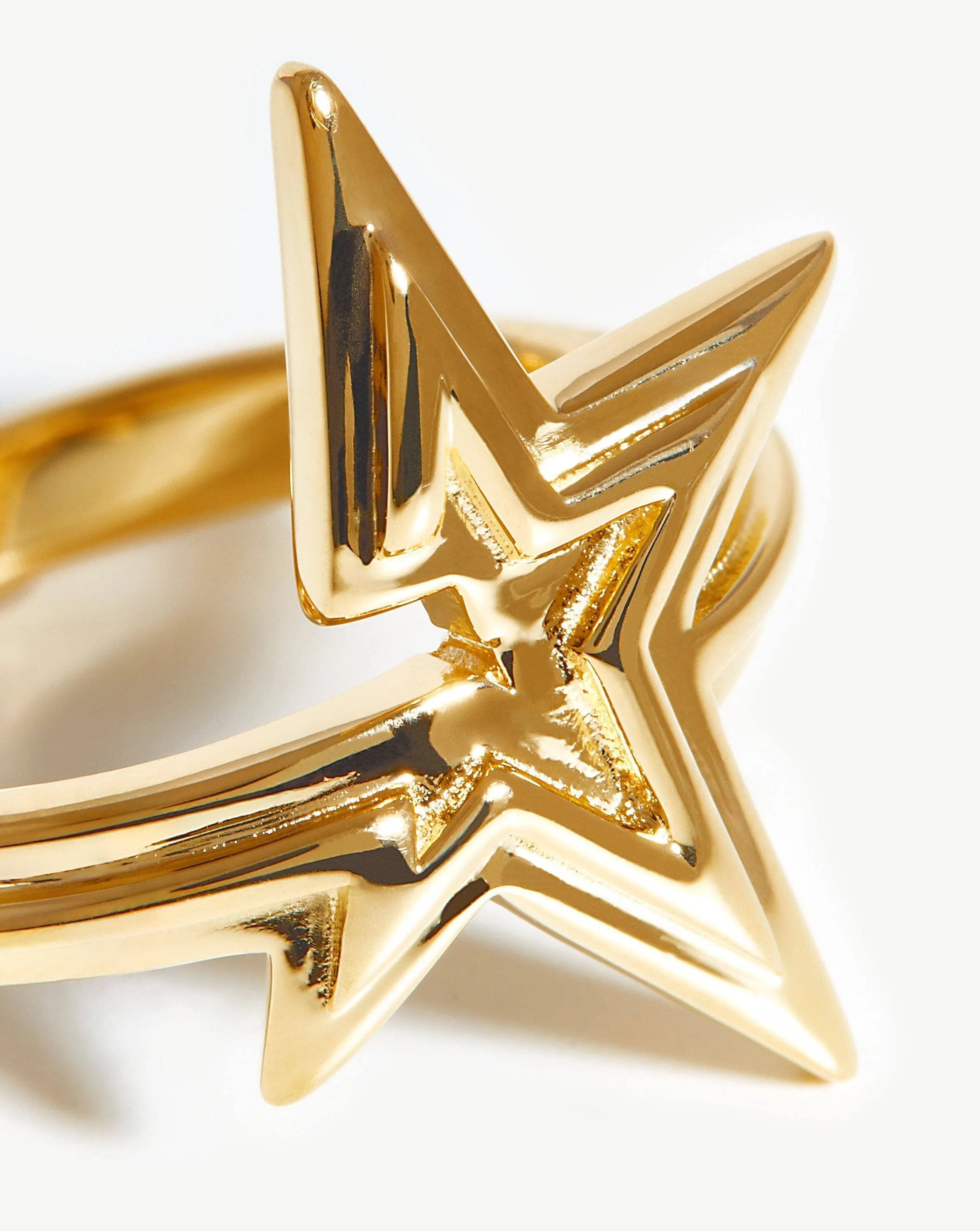 Celestial Ridge Star Ring | 18k Gold Vermeil