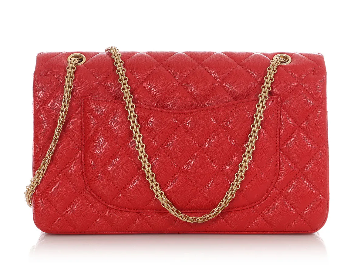 Chanel LE Red Caviar Reissue Classic Double Flap 227