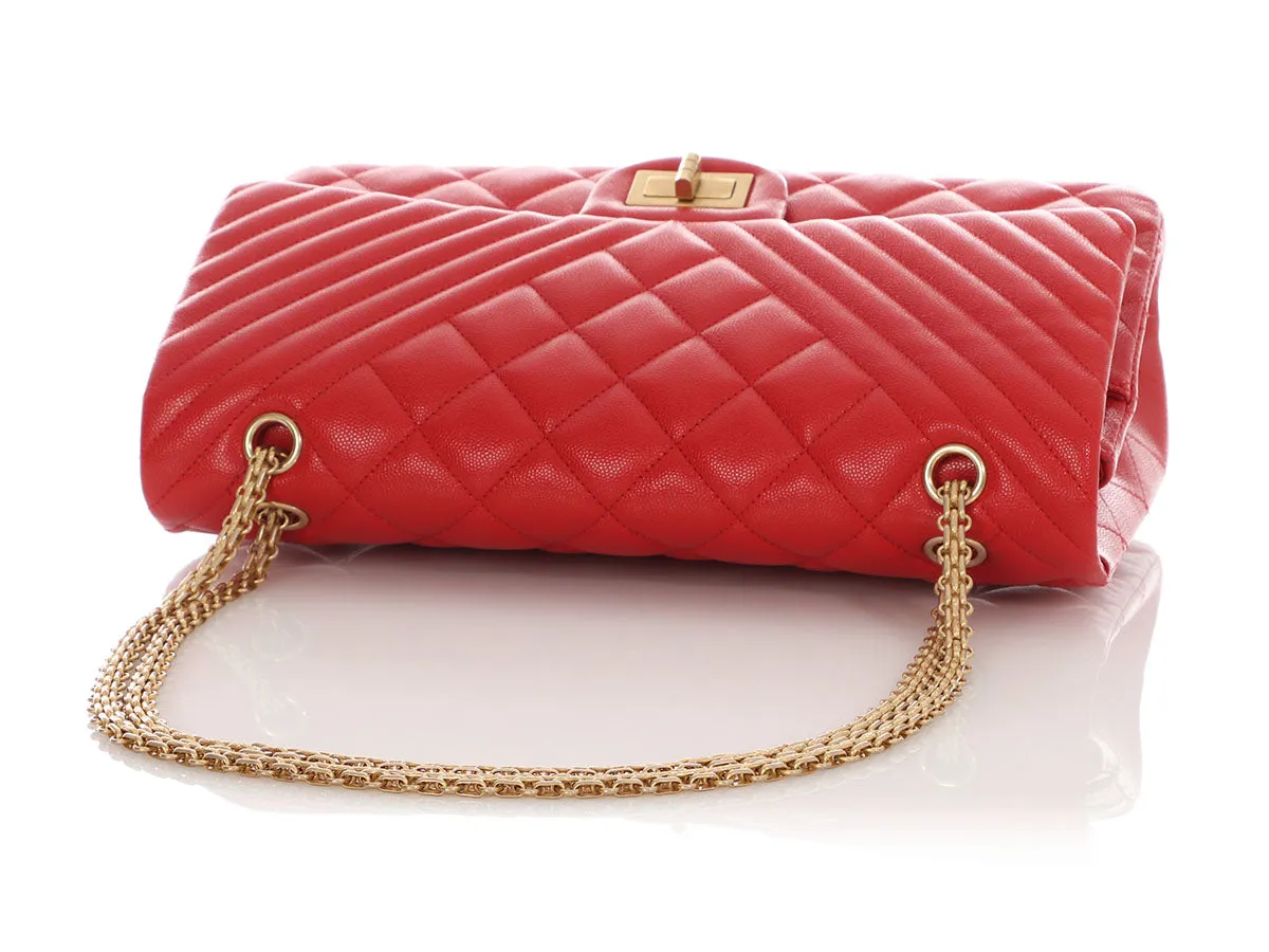 Chanel LE Red Caviar Reissue Classic Double Flap 227