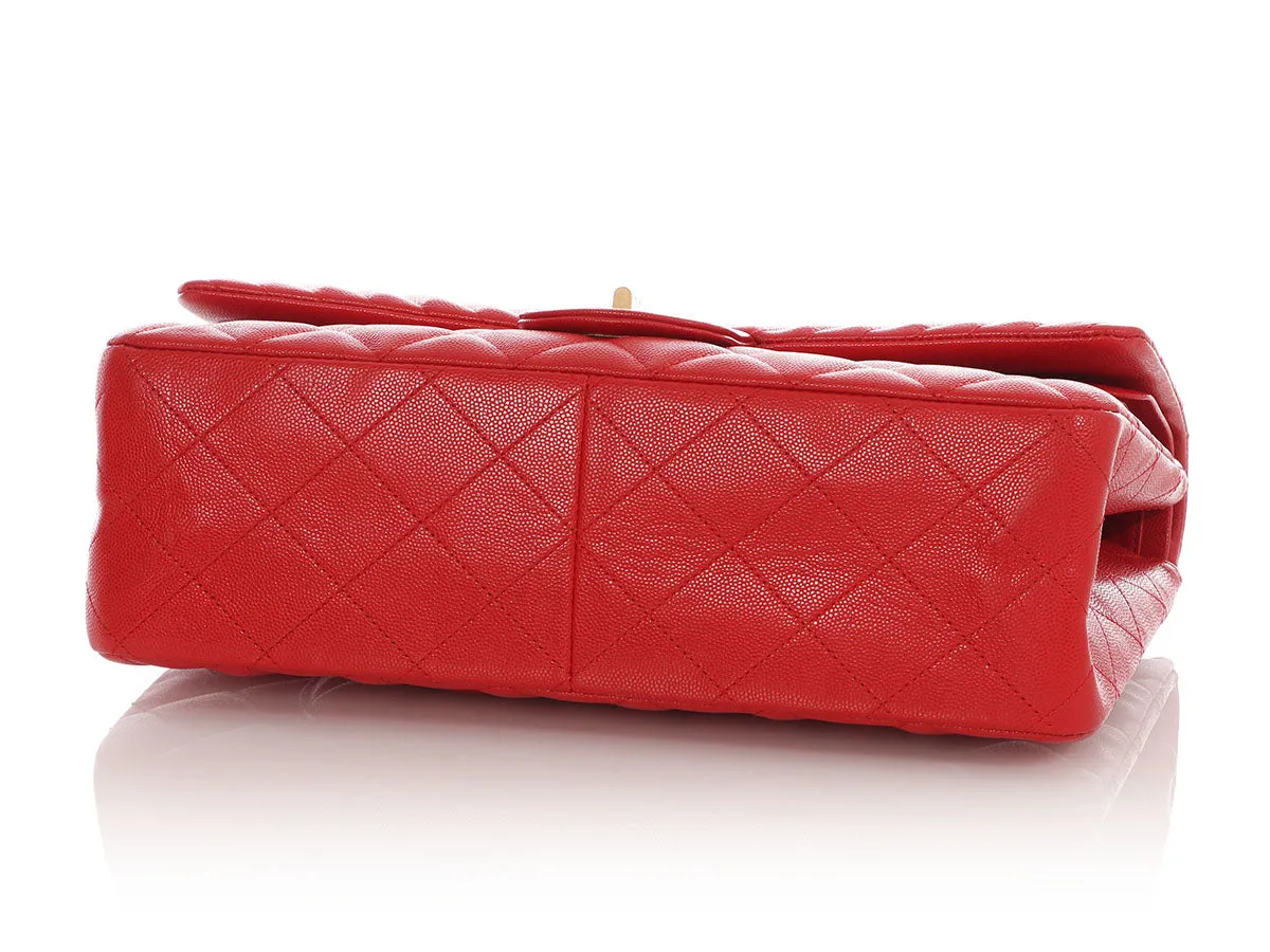 Chanel LE Red Caviar Reissue Classic Double Flap 227