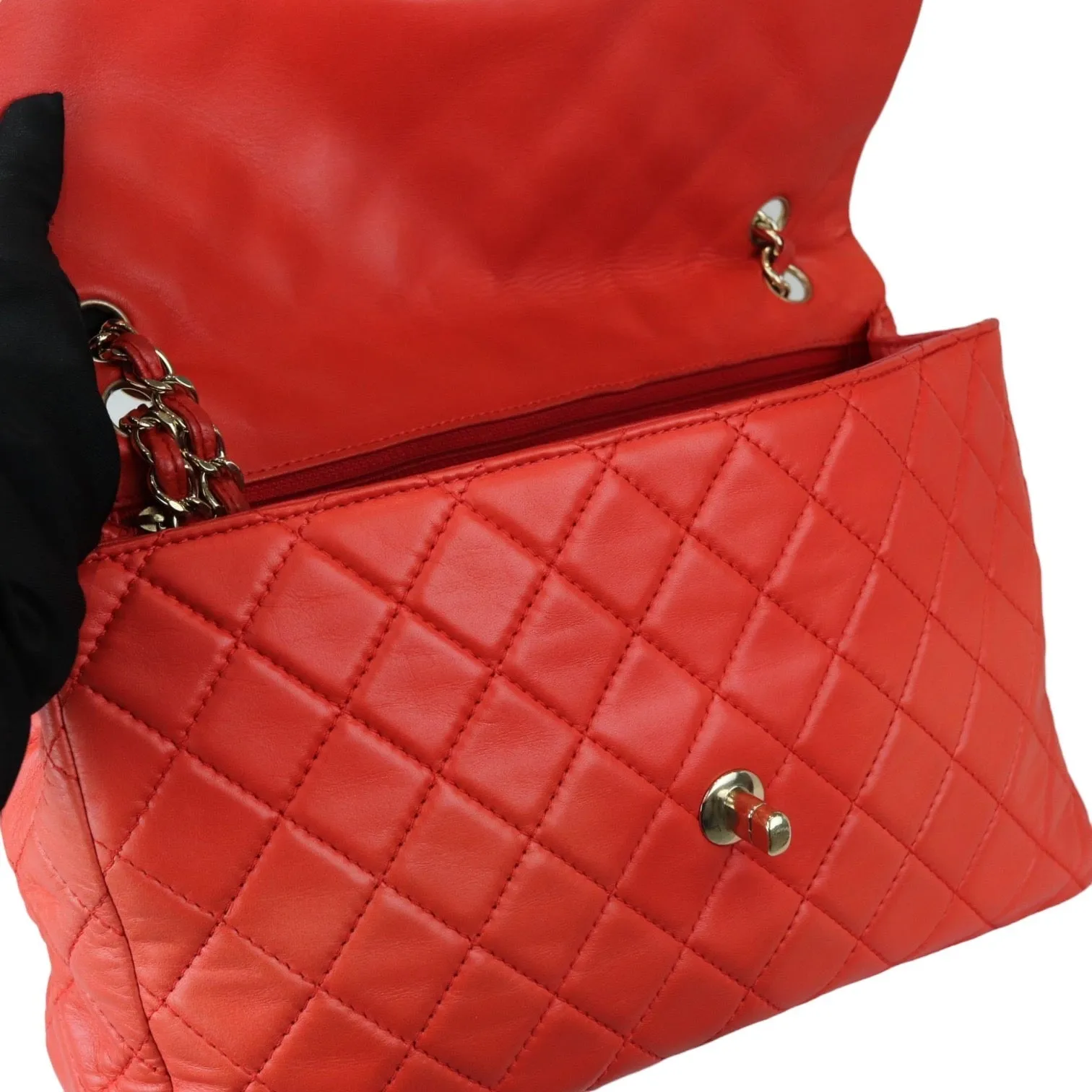 Chanel Maxi XL Flap Diamond Quilted Lambskin