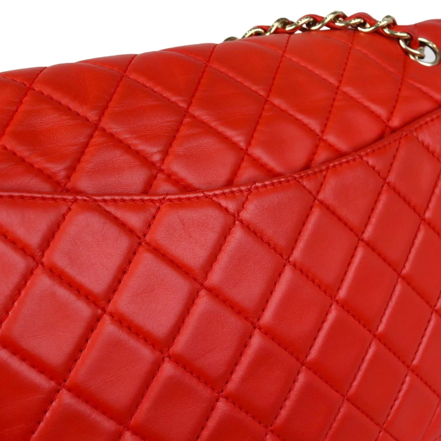Chanel Maxi XL Flap Diamond Quilted Lambskin