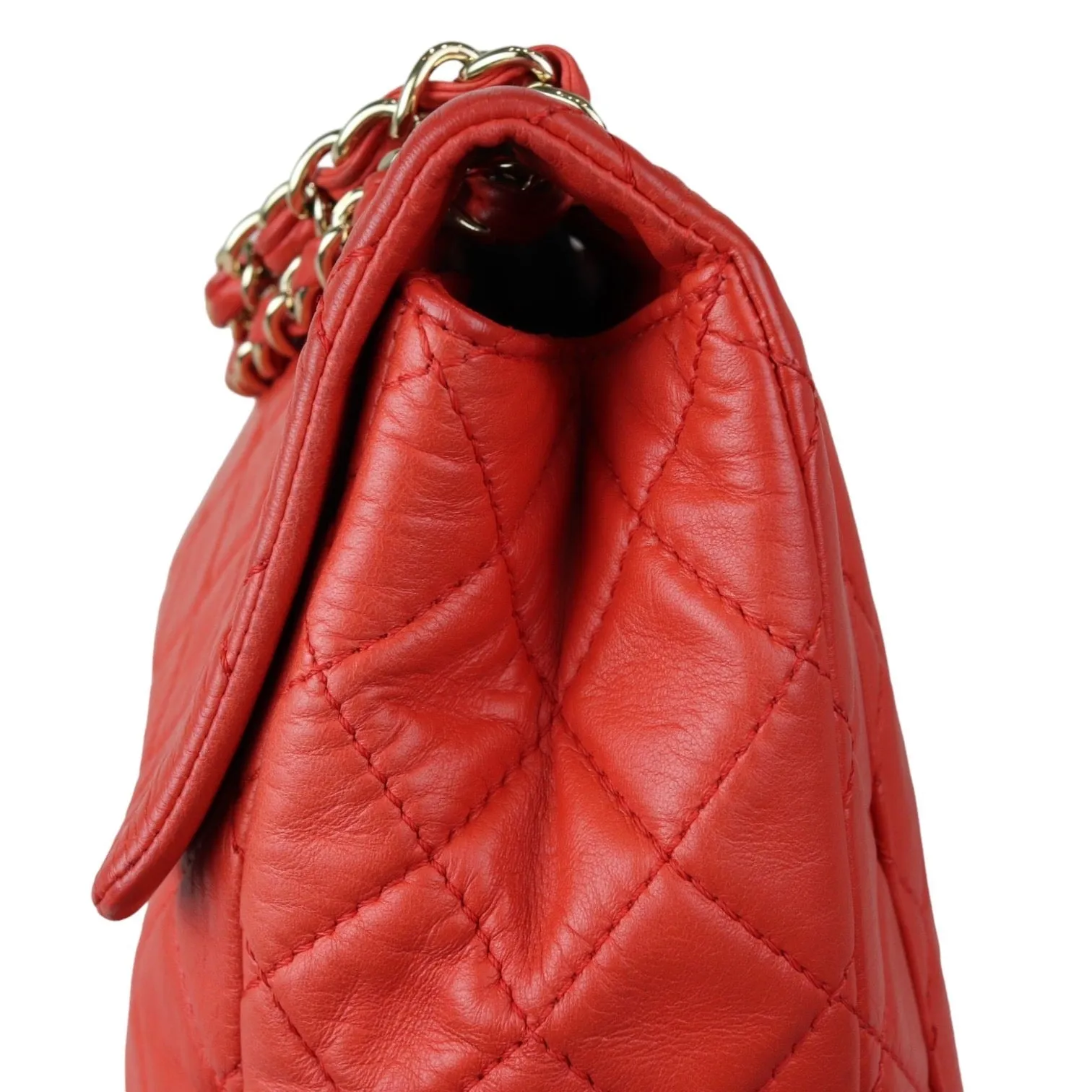 Chanel Maxi XL Flap Diamond Quilted Lambskin