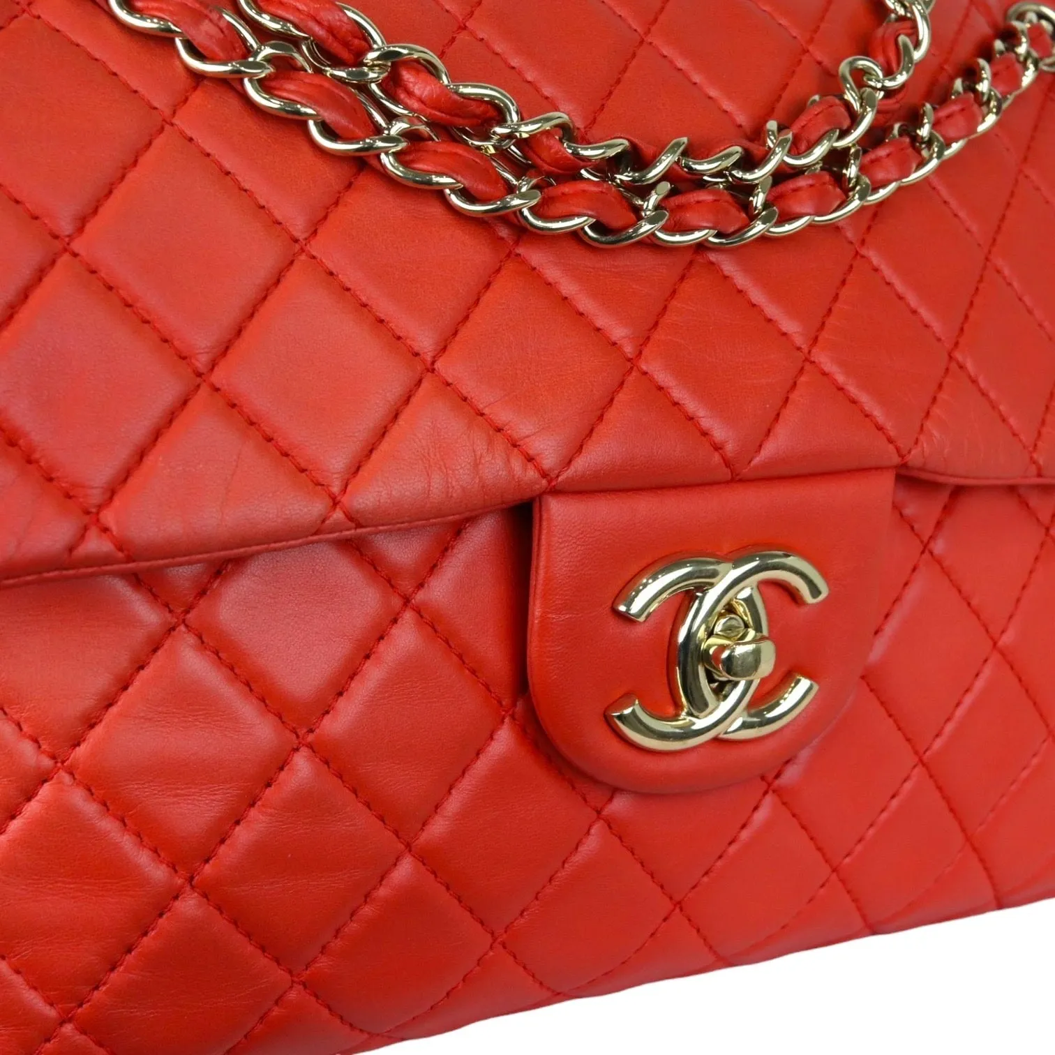 Chanel Maxi XL Flap Diamond Quilted Lambskin