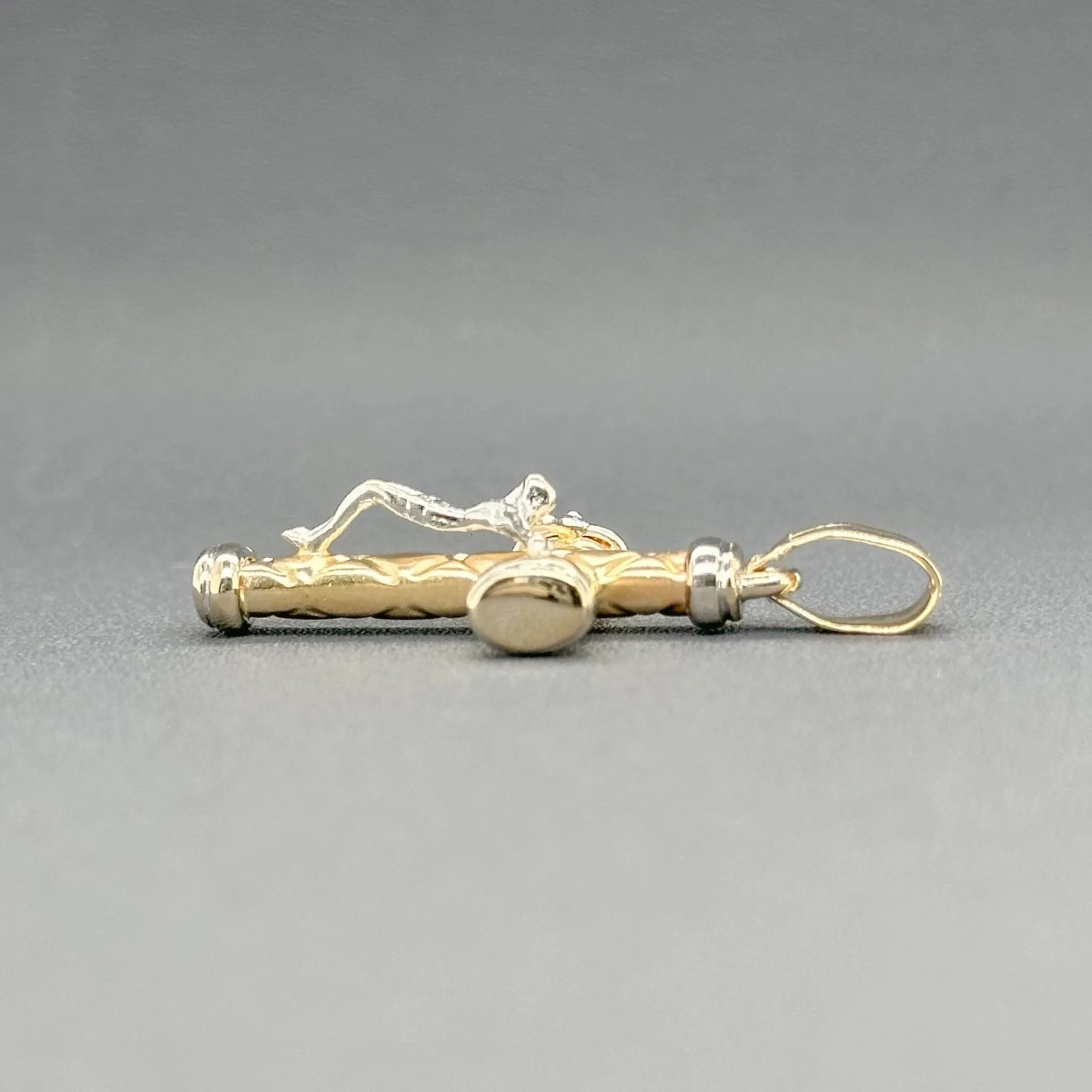 Estate 14K TT Gold Crucifix