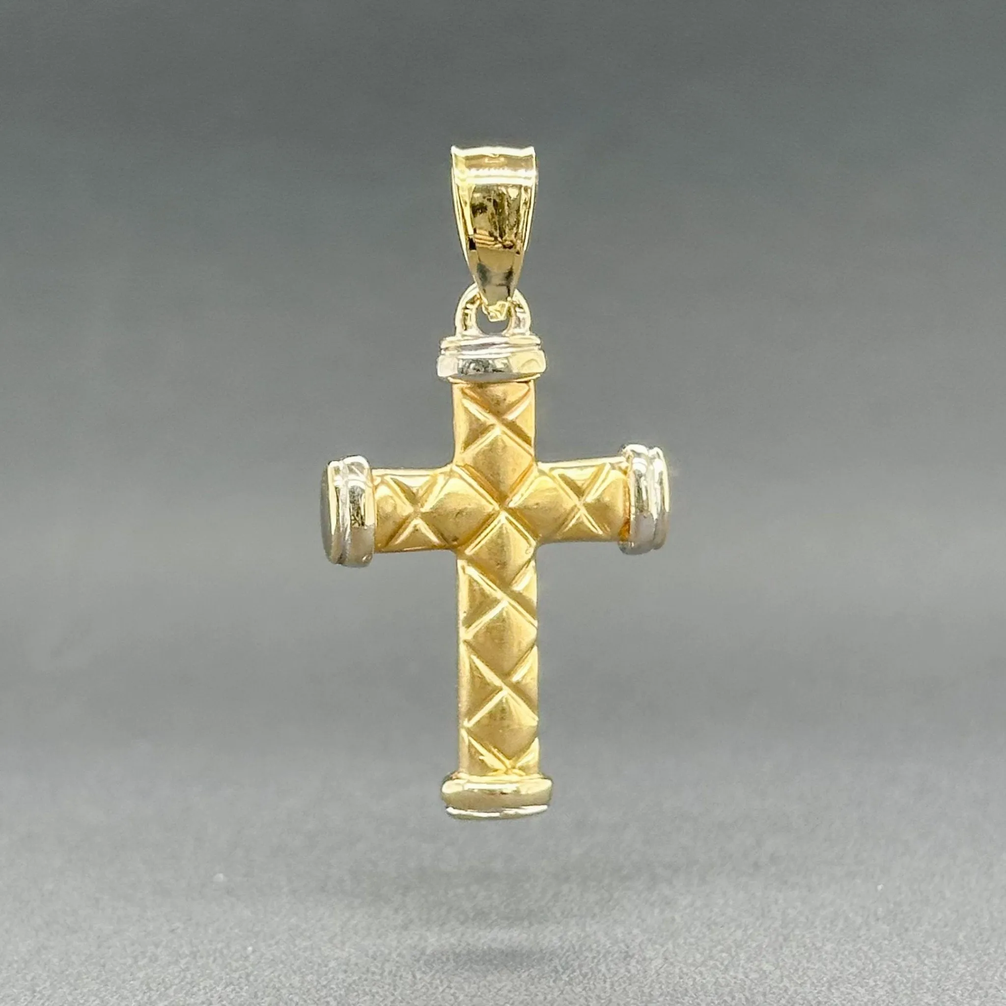 Estate 14K TT Gold Crucifix
