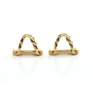 French 18K Chain Link Cufflinks