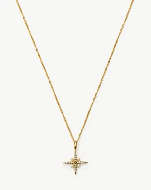 Harris Reed North Star Pearl Necklace | 18k Gold Vermeil/Pearl