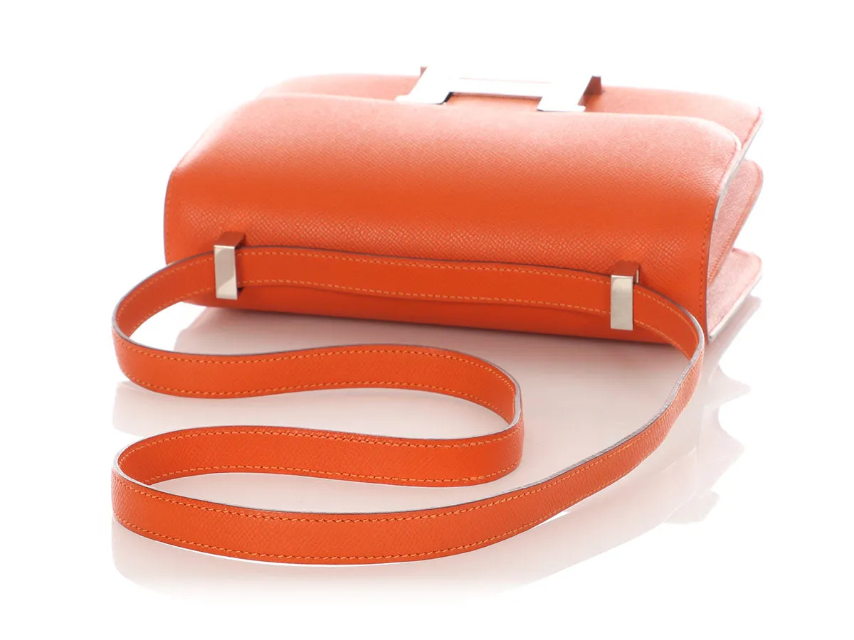 Herms Orange Epsom Constance 23