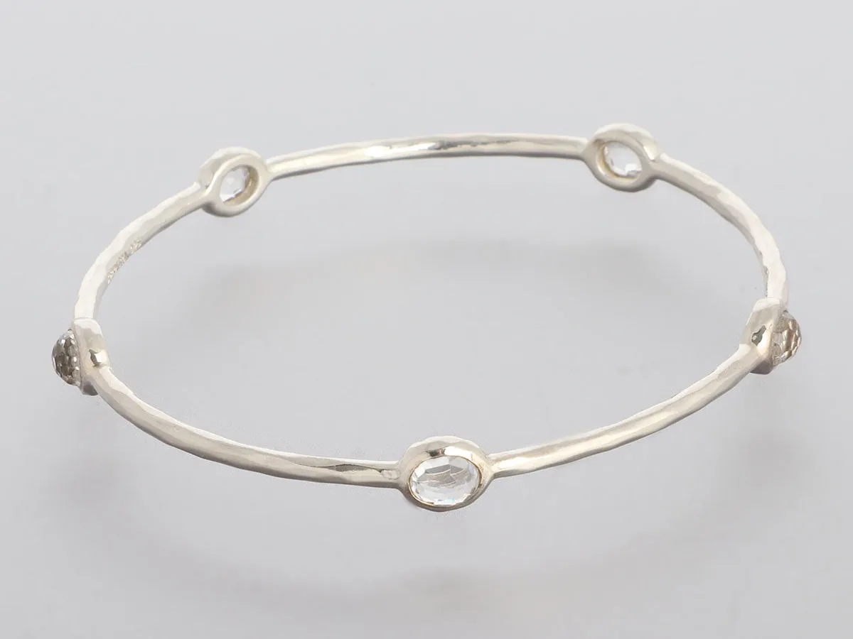 Ippolita Sterling Silver 5-Stone Rock Candy Bangle