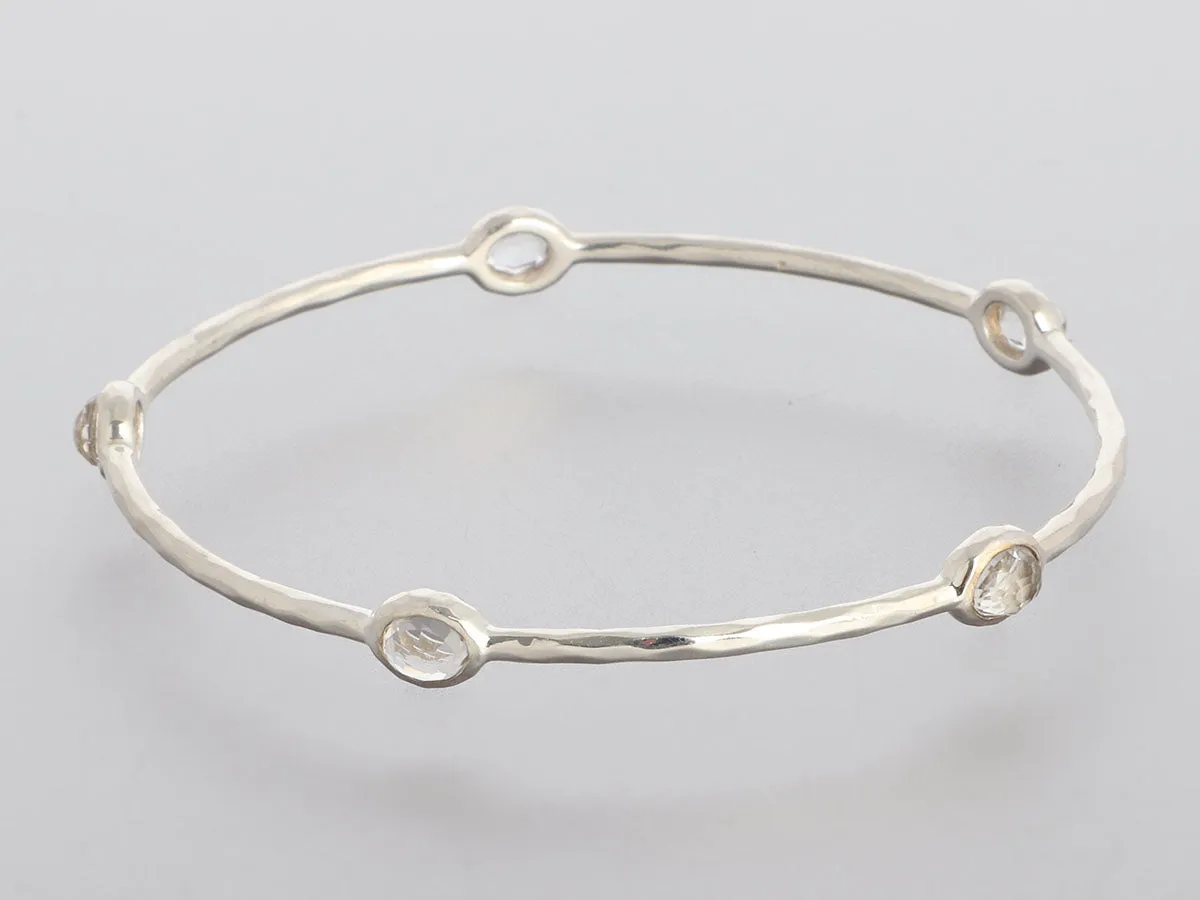 Ippolita Sterling Silver 5-Stone Rock Candy Bangle