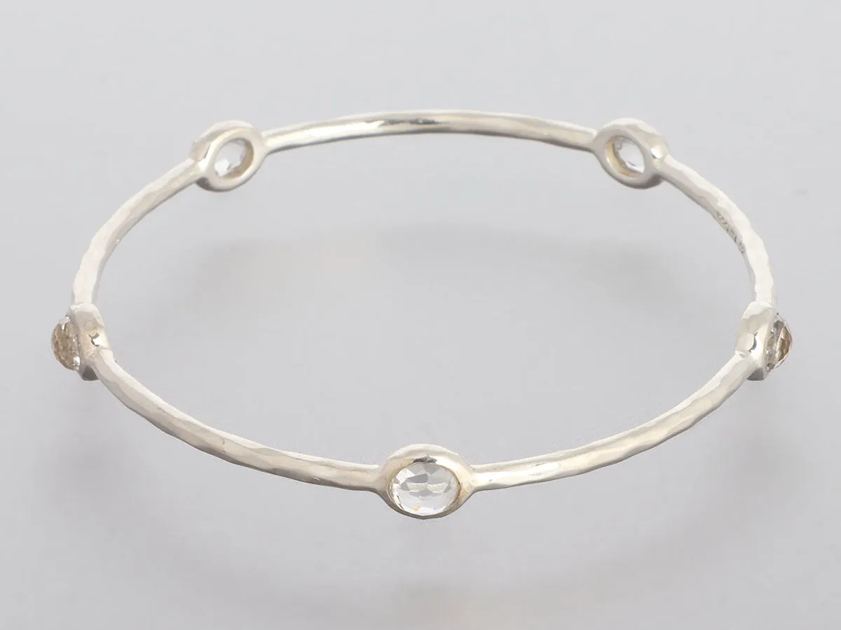 Ippolita Sterling Silver 5-Stone Rock Candy Bangle