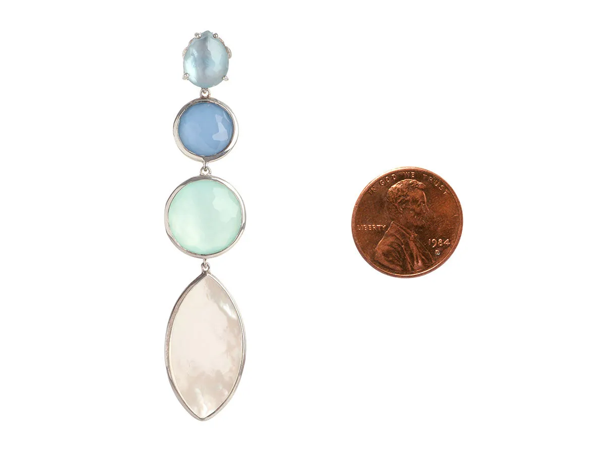 Ippolita Sterling Silver and Mother of Pearl Wonderland Drop Earrings