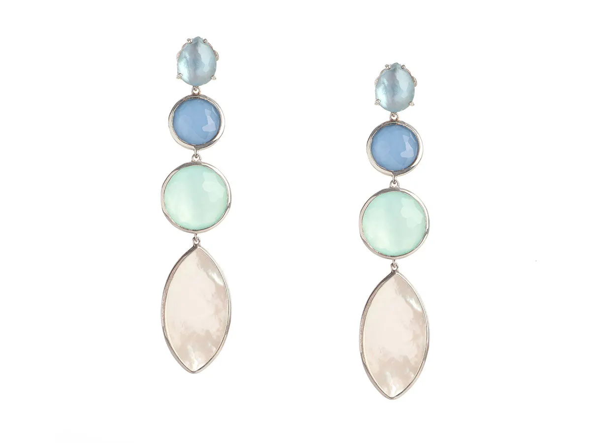 Ippolita Sterling Silver and Mother of Pearl Wonderland Drop Earrings