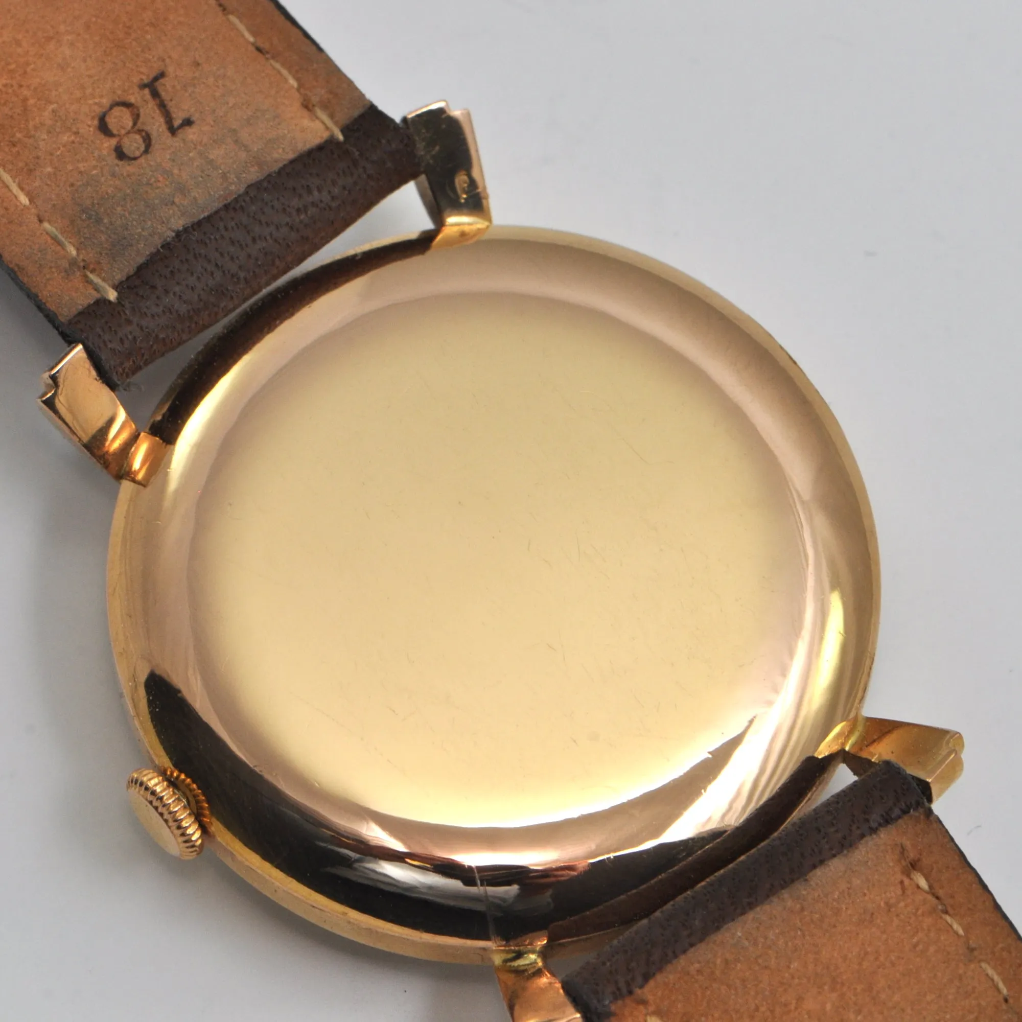 IWC Schaffhausen 18K Rose Gold Watch Caliber 89 (C. 1947)